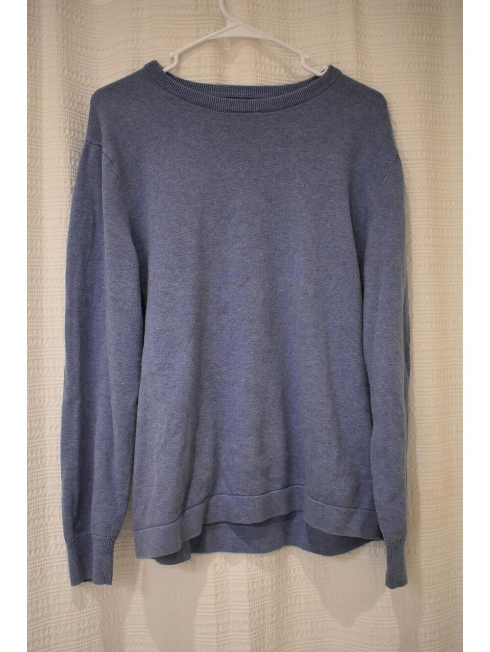 J.Crew Medium Blue 100% Cotton Long Sleeve Sweater